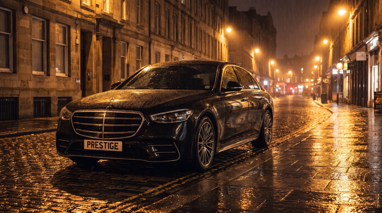 Premium Mercedes S-Class executive taxi — Milton Keynes